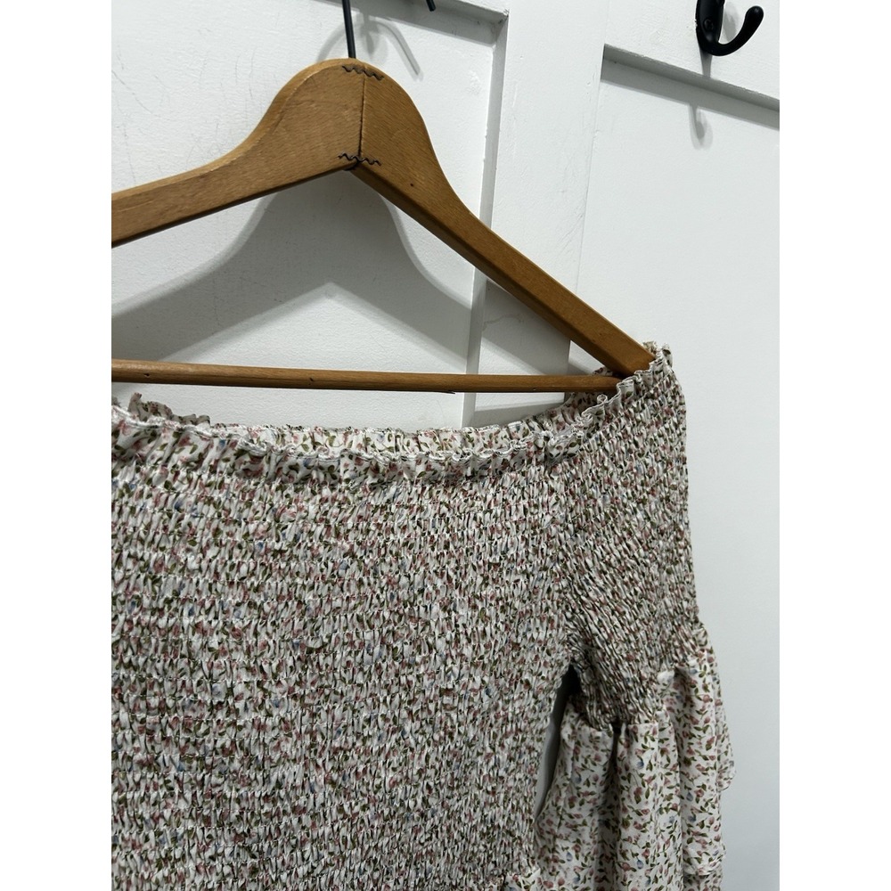 Shein Women's Size 1X Floral Ditzy Dress Multicolor Summer Easter Lightweight - Picture 5 of 11